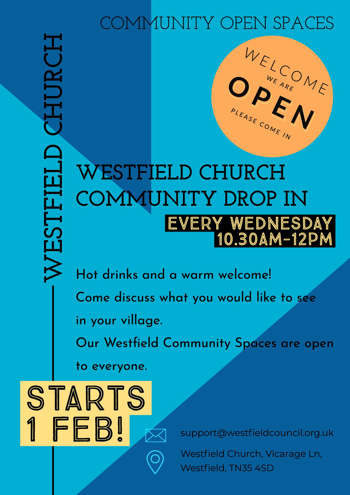Westfield PC Open Spaces drop in