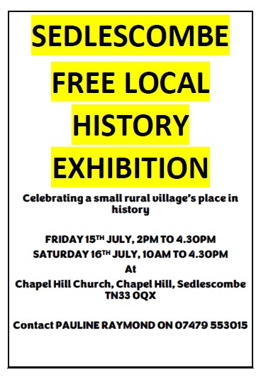 Sedlescome local history exhibition